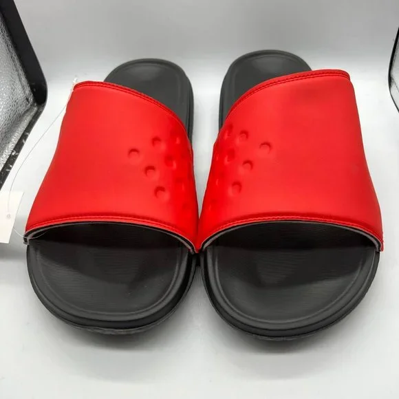 Air Jordan Play Slide Red/Black Sandals - Picture 3 of 5